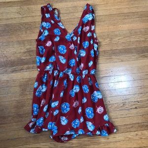 Romper with Ruffle Hem